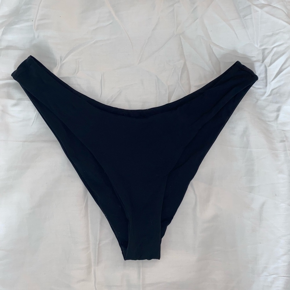 Roxy black bikini bottoms